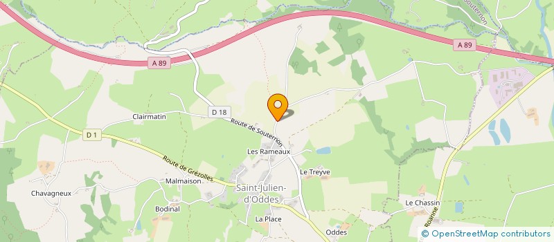 localisation de l'entreprise MONSIEUR GABIN DONJON  SAINT-JULIEN-D'ODDES