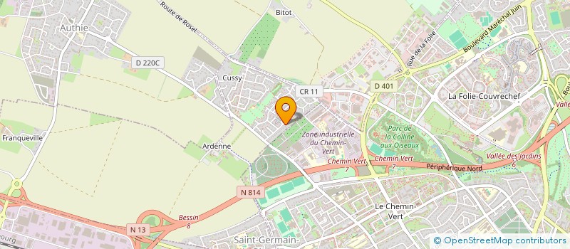 localisation de l'entreprise MONSIEUR GABIN DUHAMEL  SAINT-GERMAIN-LA-BLANCHE-HERBE