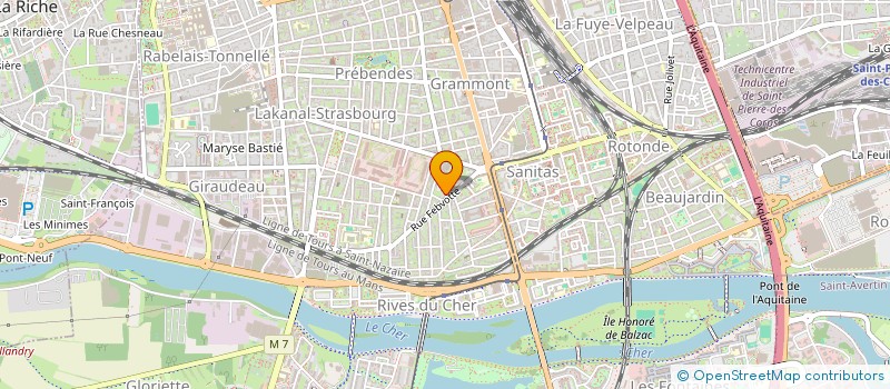 localisation de l'entreprise MONSIEUR GABIN EBRARD  TOURS