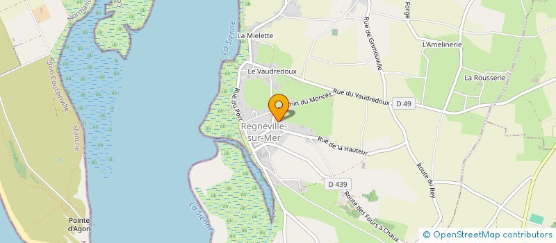 localisation de l'entreprise MONSIEUR GABIN FAY  REGNEVILLE-SUR-MER