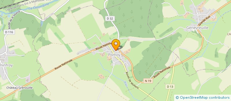 localisation de l'entreprise MONSIEUR GABIN FAYS  POMOY