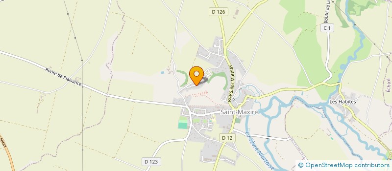 localisation de l'entreprise MONSIEUR GABIN FAZILLEAU  SAINT-MAXIRE