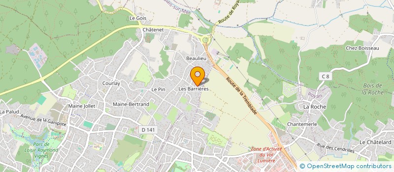 localisation de l'entreprise MONSIEUR GABIN FERRAND  SAINT-PALAIS-SUR-MER