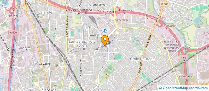 localisation de l'entreprise MONSIEUR GABIN FRAYSSE  TOULOUSE