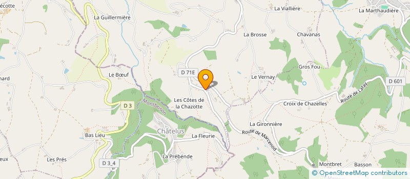 localisation de l'entreprise MONSIEUR GABIN GALLAND BANCU  COISE