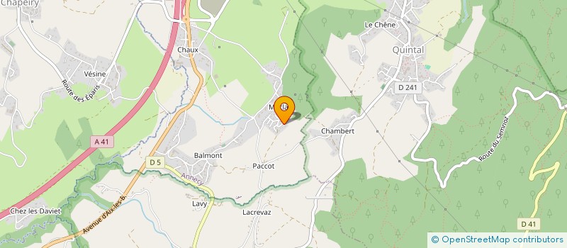 localisation de l'entreprise MONSIEUR GABIN GAUCI à ANNECY