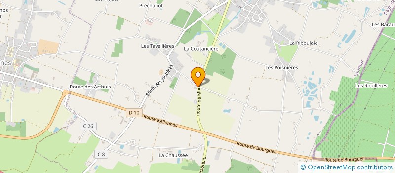 localisation de l'entreprise MONSIEUR GABIN GENTILE  BRAIN-SUR-ALLONNES