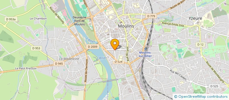 localisation de l'entreprise MONSIEUR GABIN GILBERTON à MOULINS