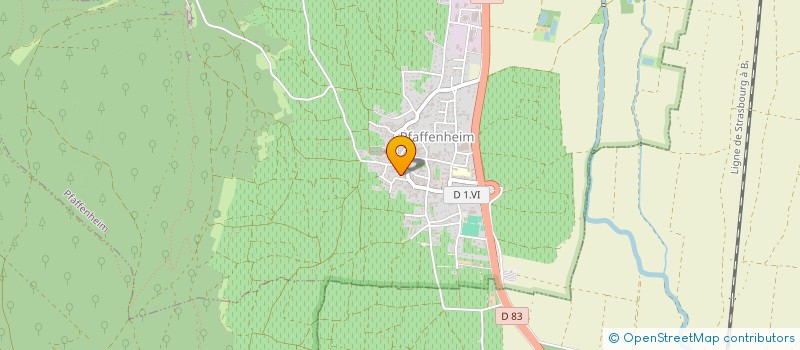 localisation de l'entreprise MONSIEUR GABIN GRAFF  PFAFFENHEIM