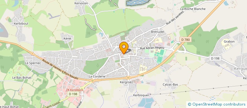 localisation de l'entreprise MONSIEUR GABIN GUEFFIER  SARZEAU