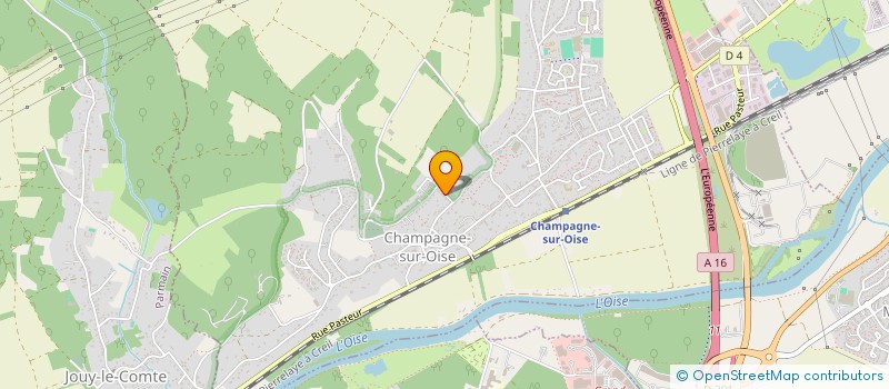 localisation de l'entreprise MONSIEUR GABIN HENRIQUES  CHAMPAGNE-SUR-OISE