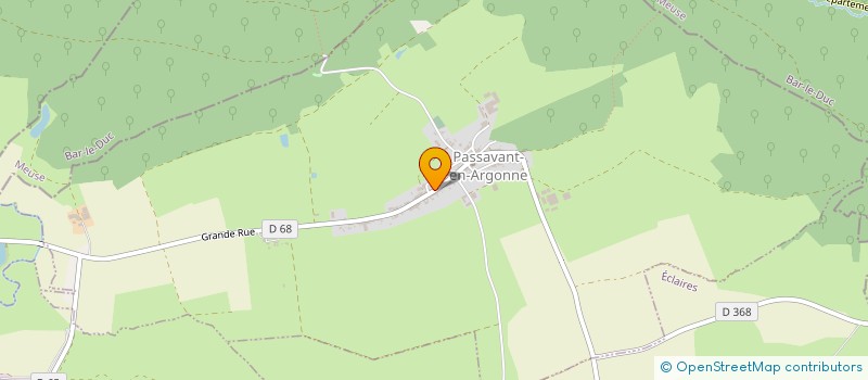 localisation de l'entreprise MONSIEUR GABIN IGIER  PASSAVANT-EN-ARGONNE