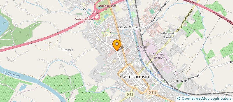 localisation de l'entreprise MONSIEUR GABIN L ESPRIT  CASTELSARRASIN