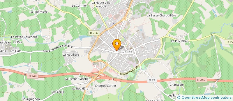 localisation de l'entreprise MONSIEUR GABIN LABORIEUX  VALLET