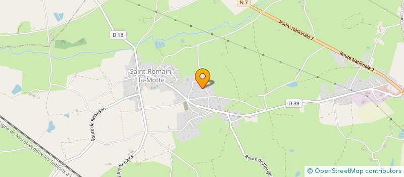 localisation de l'entreprise MONSIEUR GABIN LAGOUTE  SAINT-ROMAIN-LA-MOTTE