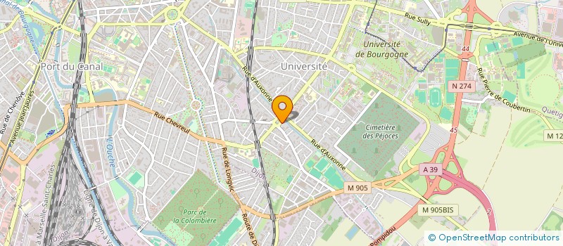 localisation de l'entreprise MONSIEUR GABIN LAUMAIN à DIJON