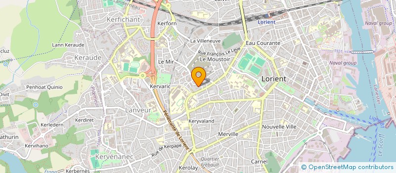 localisation de l'entreprise MONSIEUR GABIN LE STRAT  LORIENT