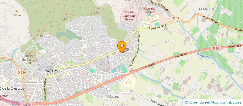 localisation de l'entreprise MONSIEUR GABIN LEMAITRE  HYERES