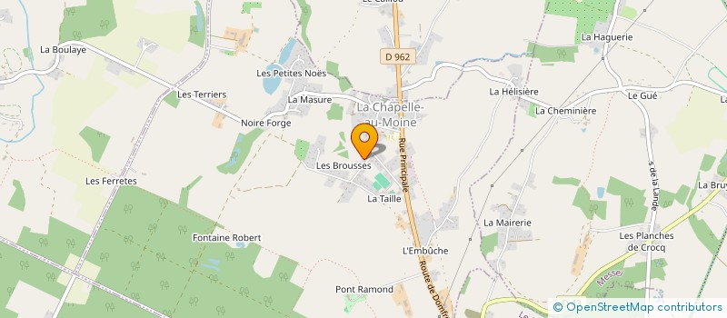 localisation de l'entreprise MONSIEUR GABIN LEMEE à LA CHAPELLE AU MOINE