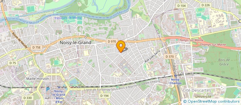 localisation de l'entreprise MONSIEUR GABIN LEPERE  NOISY-LE-GRAND