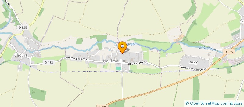 localisation de l'entreprise MONSIEUR GABIN LEROY  NEUFMOULIN