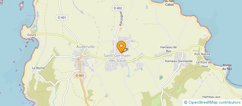 localisation de l'entreprise MONSIEUR GABIN LEVALLOIS  LA HAGUE