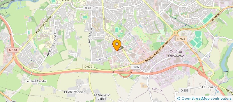 localisation de l'entreprise MONSIEUR GABIN MASSON  SAINT-LO