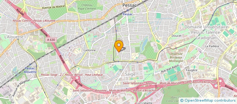 localisation de l'entreprise MONSIEUR GABIN MIGNON à PESSAC