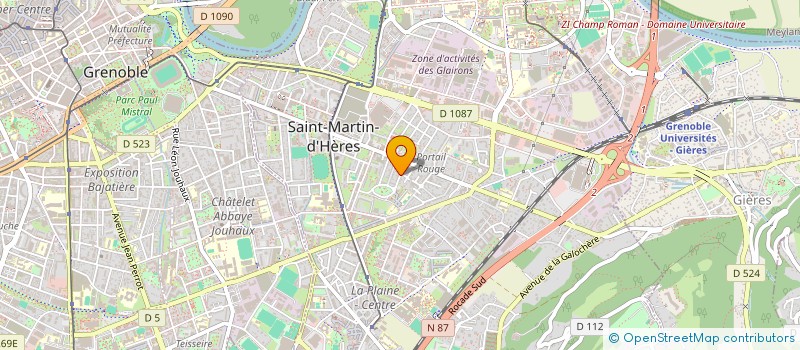 localisation de l'entreprise MONSIEUR GABIN PAUL HENRI MANTULET à SAINT-MARTIN-D'HERES