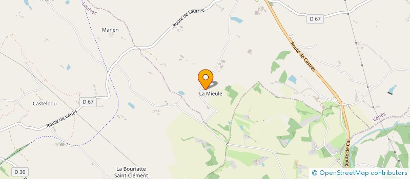 localisation de l'entreprise MONSIEUR GABIN PAULHE  VENES