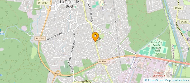 localisation de l'entreprise MONSIEUR GABIN PEBEYRE à LA TESTE-DE-BUCH