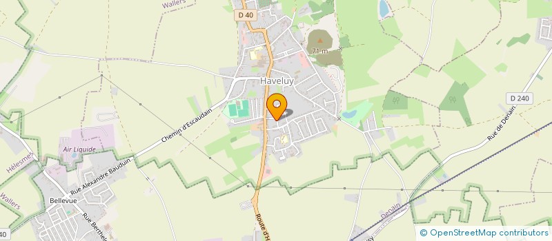 localisation de l'entreprise MONSIEUR GABIN PONCELET  HAVELUY