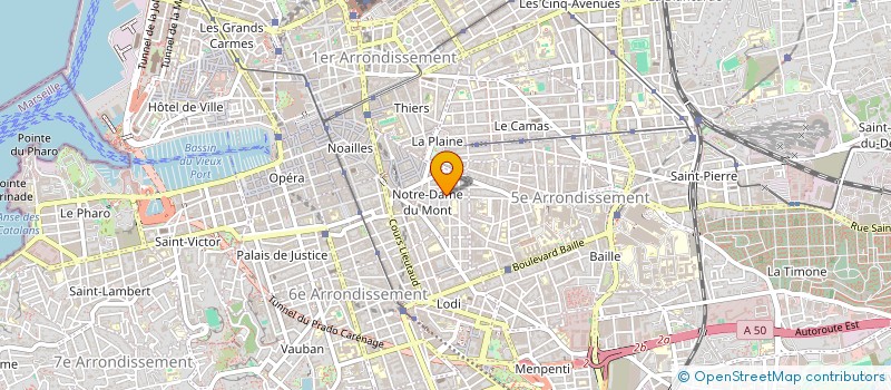 localisation de l'entreprise MONSIEUR GABIN RIVOIRE à MARSEILLE