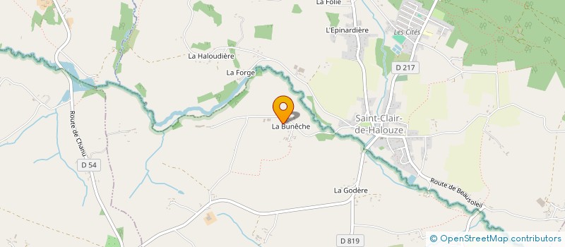 localisation de l'entreprise MONSIEUR GABIN THERIN à SAINT-BOMER-LES-FORGES