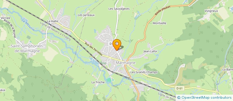 localisation de l'entreprise MONSIEUR GABIN VANNIER  MARMAGNE