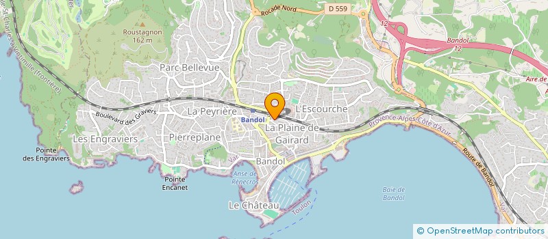 localisation de l'entreprise MONSIEUR GABIN VION  BANDOL
