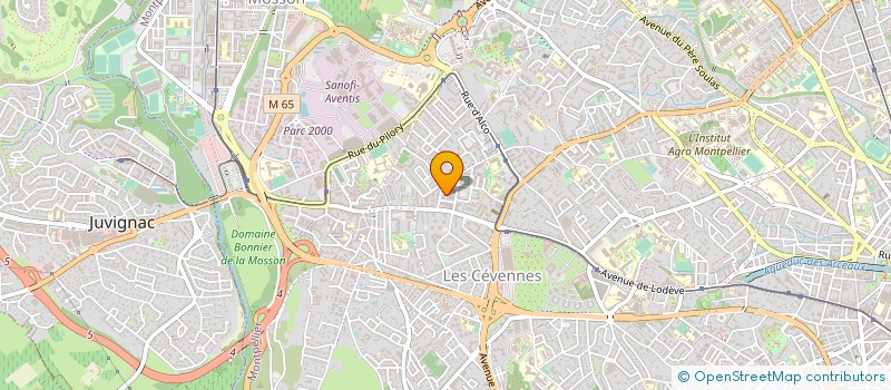 localisation de l'entreprise MONSIEUR GABLA DAKOURY à MONTPELLIER