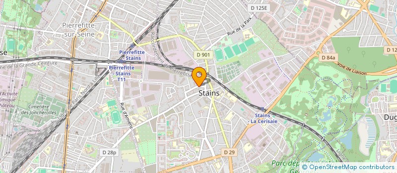 localisation de l'entreprise MONSIEUR GABOR GABOR  STAINS