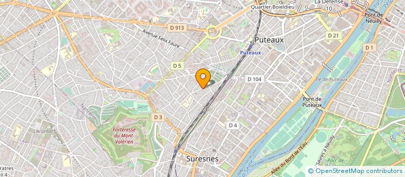 localisation de l'entreprise MONSIEUR GABOR NAGY à SURESNES