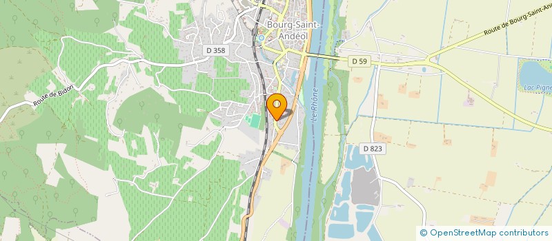 localisation de l'entreprise MONSIEUR GABOR PESTHY  BOURG-SAINT-ANDEOL