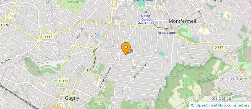 localisation de l'entreprise MONSIEUR GABRIEL AHO  MONTFERMEIL