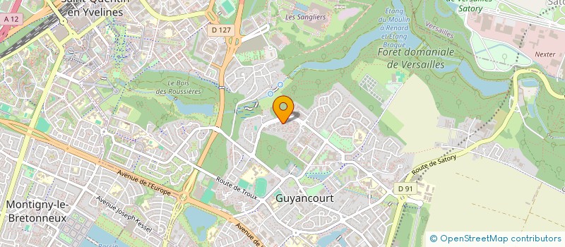 localisation de l'entreprise MONSIEUR GABRIEL AICHE  GUYANCOURT