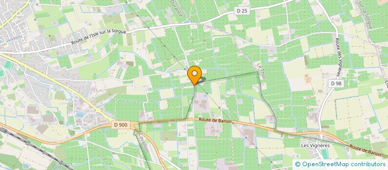 localisation de l'entreprise MONSIEUR GABRIEL AILLET  CAVAILLON