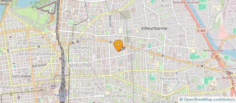 localisation de l'entreprise MONSIEUR GABRIEL ALBALA  VILLEURBANNE