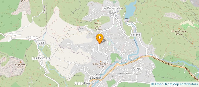 localisation de l'entreprise MONSIEUR GABRIEL ALESSI  LE REVEST-LES-EAUX