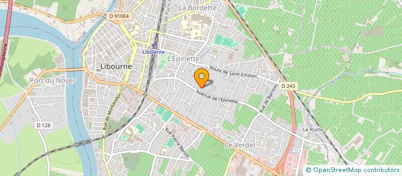 localisation de l'entreprise MONSIEUR GABRIEL-ALIN IONITA  LIBOURNE