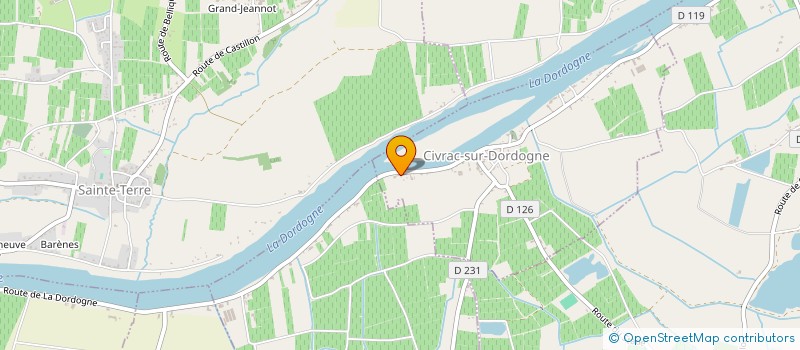 localisation de l'entreprise MONSIEUR GABRIEL AMBLEVERT  CIVRAC-SUR-DORDOGNE
