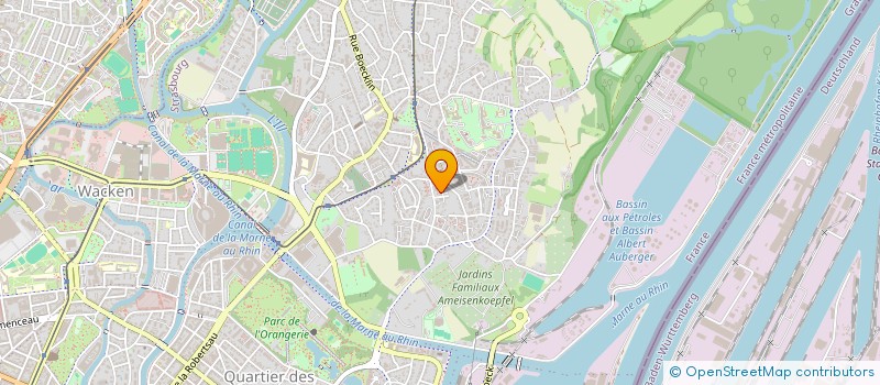 localisation de l'entreprise MONSIEUR GABRIEL AMSTOUTZ  STRASBOURG