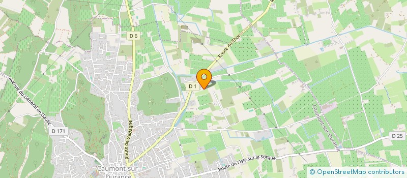 localisation de l'entreprise MONSIEUR GABRIEL ANDRE  CAUMONT-SUR-DURANCE