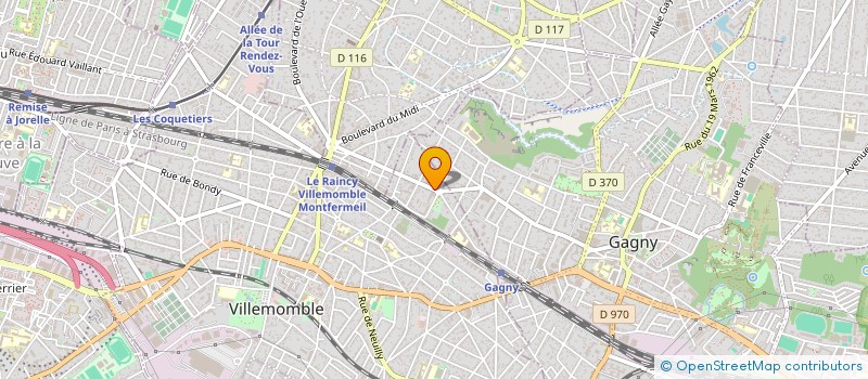 localisation de l'entreprise MONSIEUR GABRIEL ANTHOINE  VILLEMOMBLE